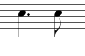 Eighth Note + Eighth Rest