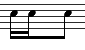 Two Sixteenth Notes + Eighth Note
